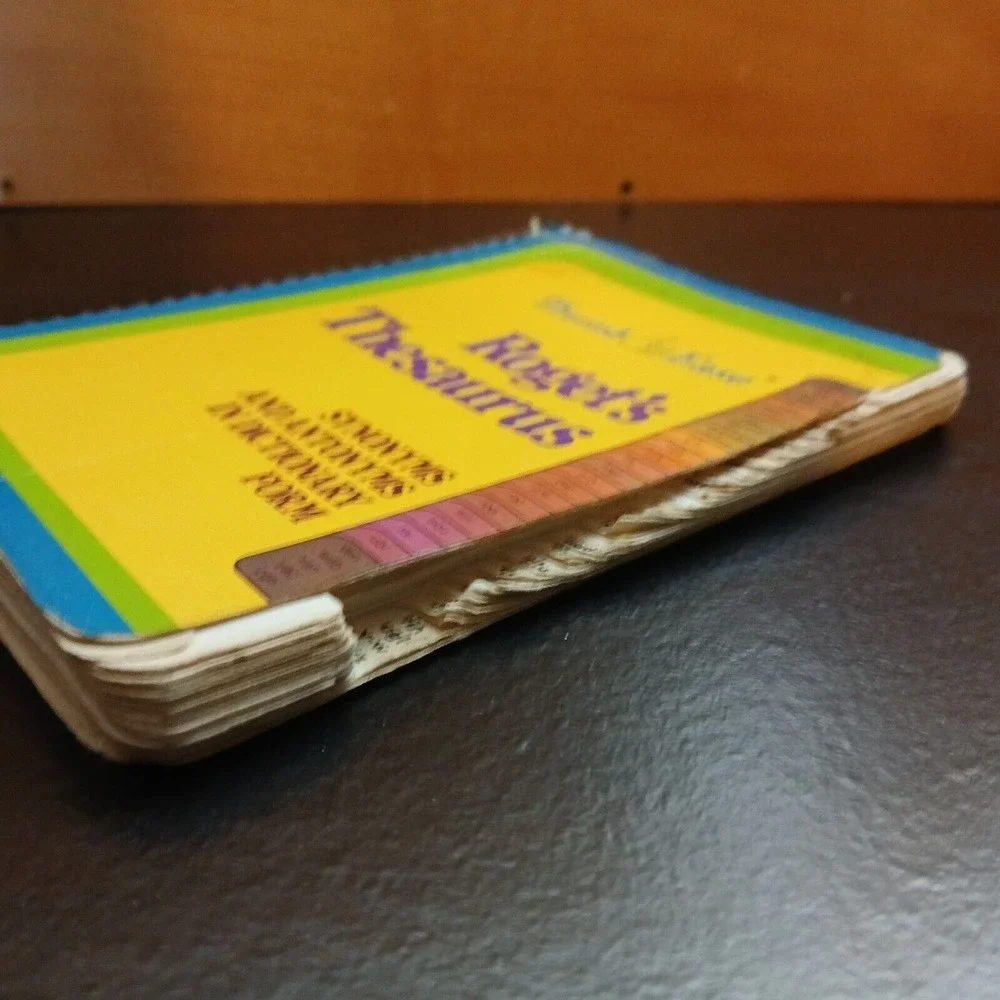 1980 Thumb Ease Roget's Thesaurus Pocket Size Thumb-Indexed Spindex Corp